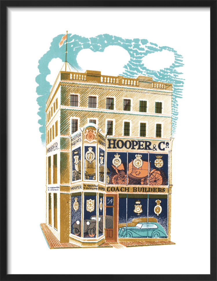 Coach Builder Framed Art Print by Eric Ravilious