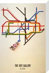 Tate Gallery by tube, 1986 Art Print by David Booth, Malcolm and Nancy Fowler (Fine White Line)