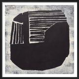 Block & Bars Framed Art Print by Christina Fedyk