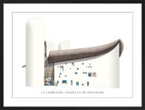 Le Corbusier - Chapelle de Ronchamp Framed Art Print by Le Corbusier