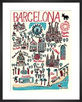 Barcelona Cityscape by Julia Gash