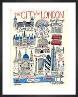 London - City of London Cityscape by Julia Gash