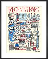London - Regents Park Cityscape by Julia Gash