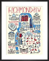 London - Richmond and Kew Cityscape by Julia Gash