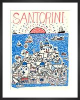 Santorini Cityscape by Julia Gash