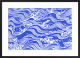 Waves Framed Art Print by V&A Japan