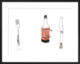 Lea & Perrins Framed Art Print by Rachel Eardley