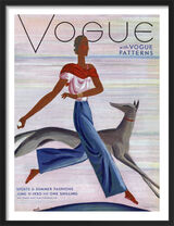 Vogue 11 June 1930 Framed Art Print by Eduardo Benito