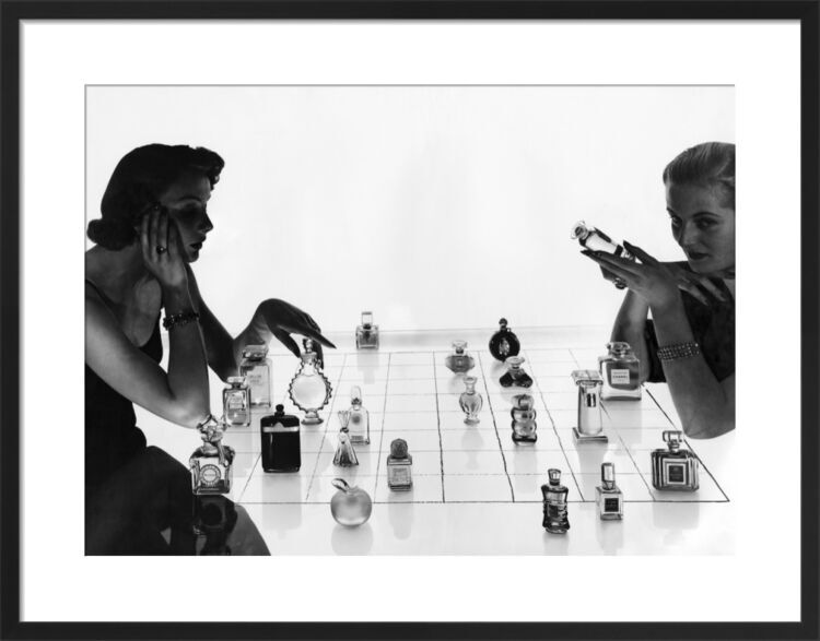 Vogue December 1951 Framed Art Print by Michael Wickham