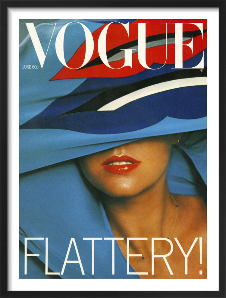 Vogue June 1977 Framed Art Print by Barry Lategan