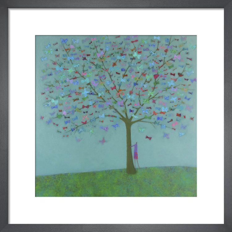 Magic Tree Framed Art Print by Emma Brownjohn
