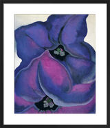 Purple Petunias, 1925 Framed Art Print by Georgia O'Keeffe