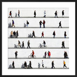 Wall People Detail No.2 Framed Art Print by Eka Sharashidze