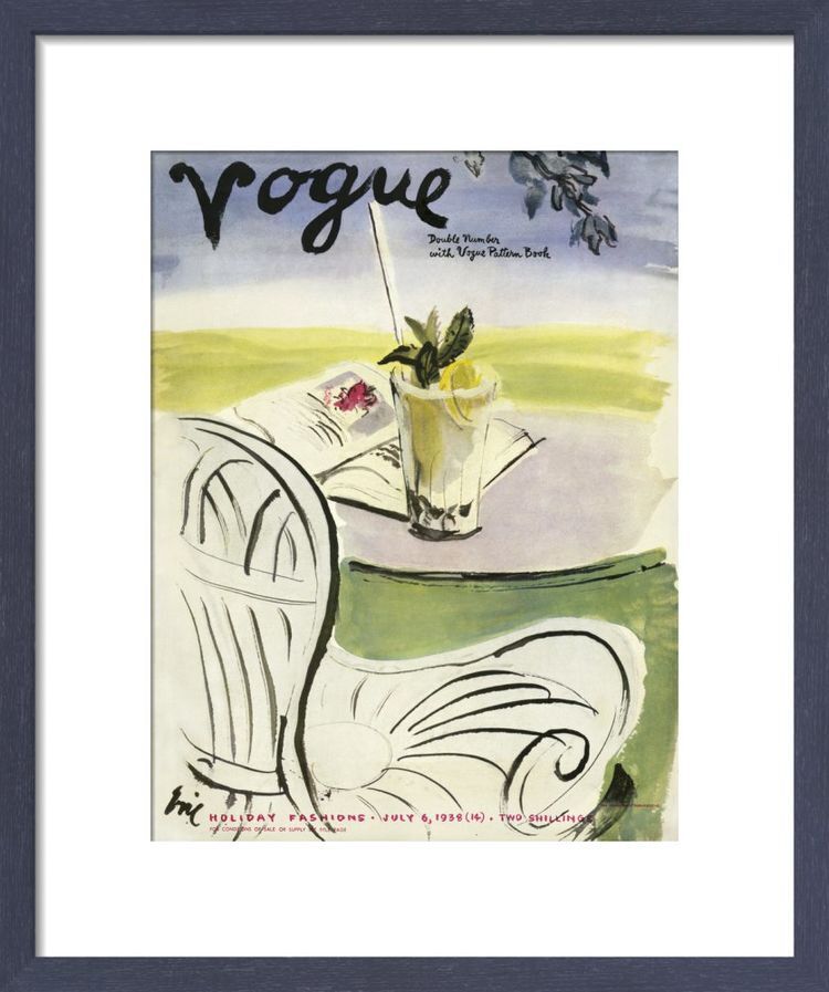 Vogue July 1938 Framed Art Print by Georges Lepape