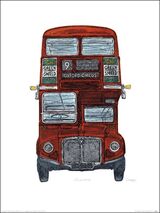 Routemaster Framed Art Print by Barry Goodman