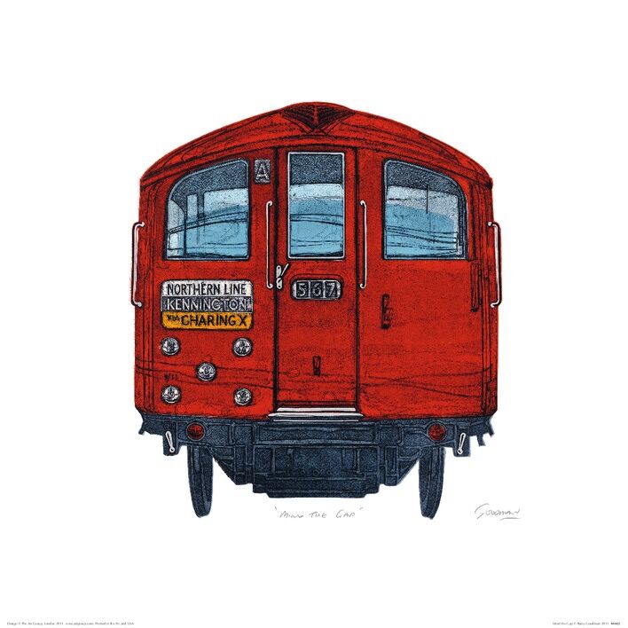 Mind the Gap Framed Art Print by Barry Goodman