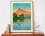 Onuma Park Framed Art Print by Hasui Kawase