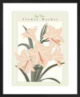 Flower Market Cape Town Framed Art Print by Annick