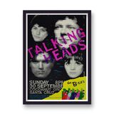 Talking Heads Live At Cocoanut Grove Vintage Music Framed Art Print