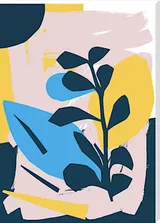 Brush Garden Canvas Art Print by Lizzie Hillier