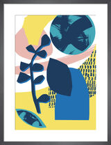 Plant Jive Framed Art Print by Lizzie Hillier