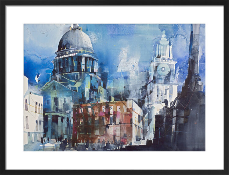 St Pauls Framed Art Print by Bernard Vogel