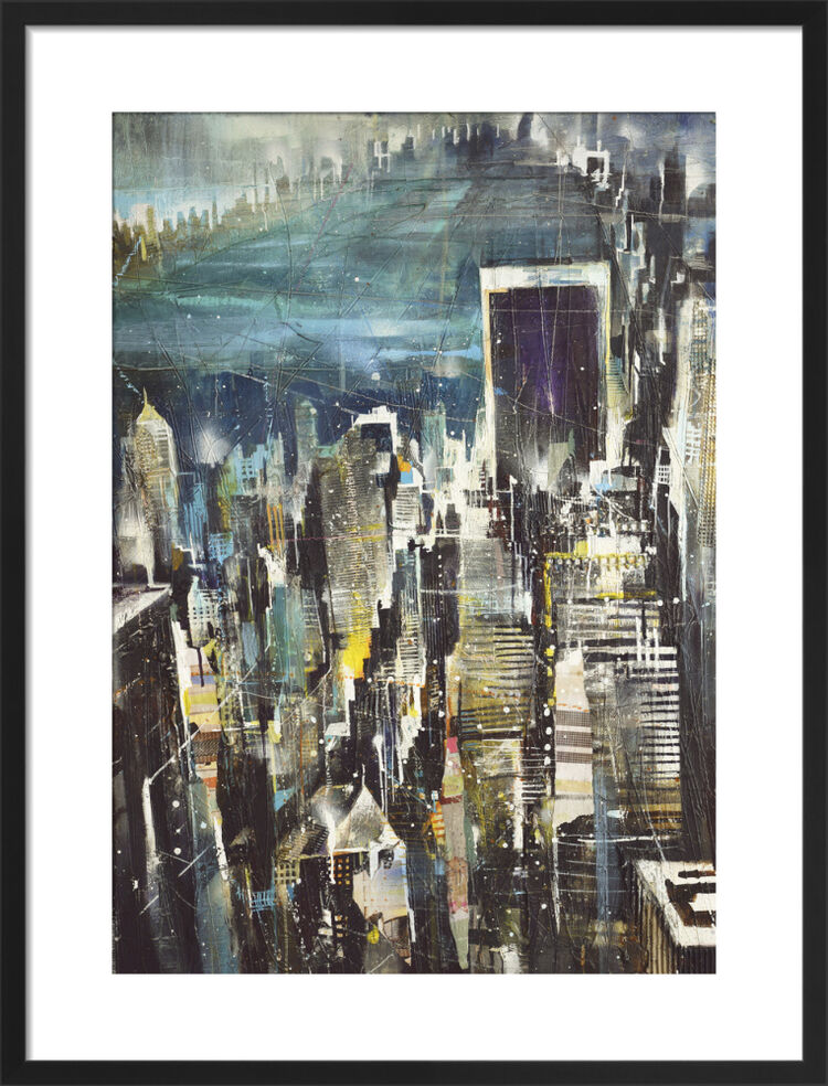 NY Solow Building Framed Art Print by Bernard Vogel
