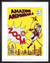 Front cover illustration, Archigram 4 Framed special edition print by Archigram