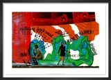Instant City, Audio Visual Jukebox Framed special edition print by Archigram
