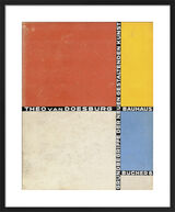 Book cover: 'Grundbegriffe der Neuen Gestaltenden Kunst' Framed Art Print by Theo Van Doesburg