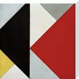 Contra-Compositie XIII Canvas Art Print by Theo Van Doesburg