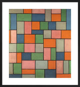 Composition In Dissonance Framed Art Print by Theo Van Doesburg
