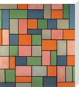 Composition In Dissonance Canvas Art Print by Theo Van Doesburg