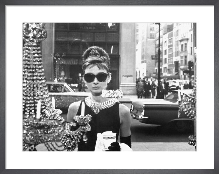 Audrey Hepburn, Breakfast at Tiffany's (1961) Framed Art Print by Anonymous