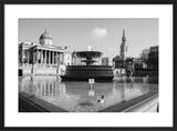 Spring Morning, Trafalgar Square by Niki Gorick Framed Art Print