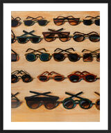 Five Rows of Sunglasses, 2000 Framed Art Print by Wayne Thiebaud