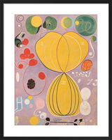 The Ten Largest, No. 7., Adulthood, Group IV, 1907 Framed Art Print by Hilma af Klint