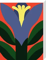 July Flower Canvas Art Print by Eija Vehviläinen