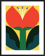 June Flower Framed Art Print by Eija Vehviläinen