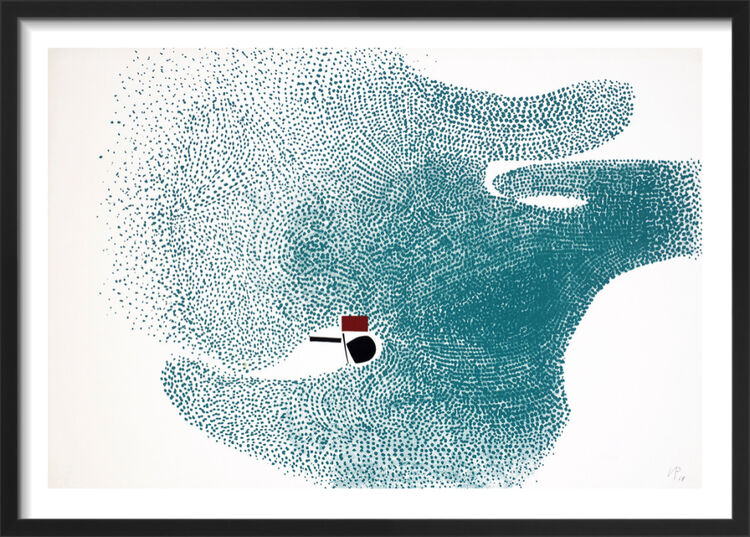 Points of Contact No. 2, 1964 Framed Art Print by Victor Pasmore