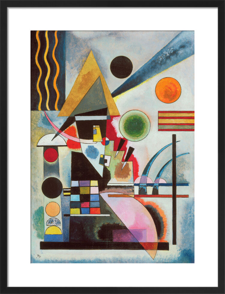 Swinging, 1925 Framed Art Print by Wassily Kandinsky