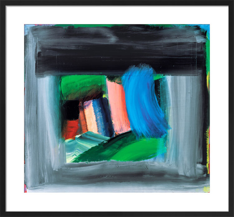 Rain, 1984-9 Framed Art Print by Sir Howard Hodgkin