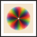 Colour Wheel Framed Art Print by Simon C Page