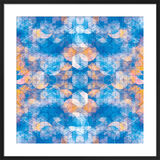 Cuben Kaleidoscope Framed Art Print by Simon C Page