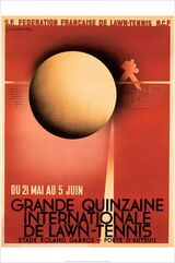 Lawn Tennis Art Print by A.M.Cassandre