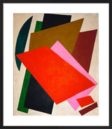Composition, 1917 Framed Art Print by Lyubov Popova