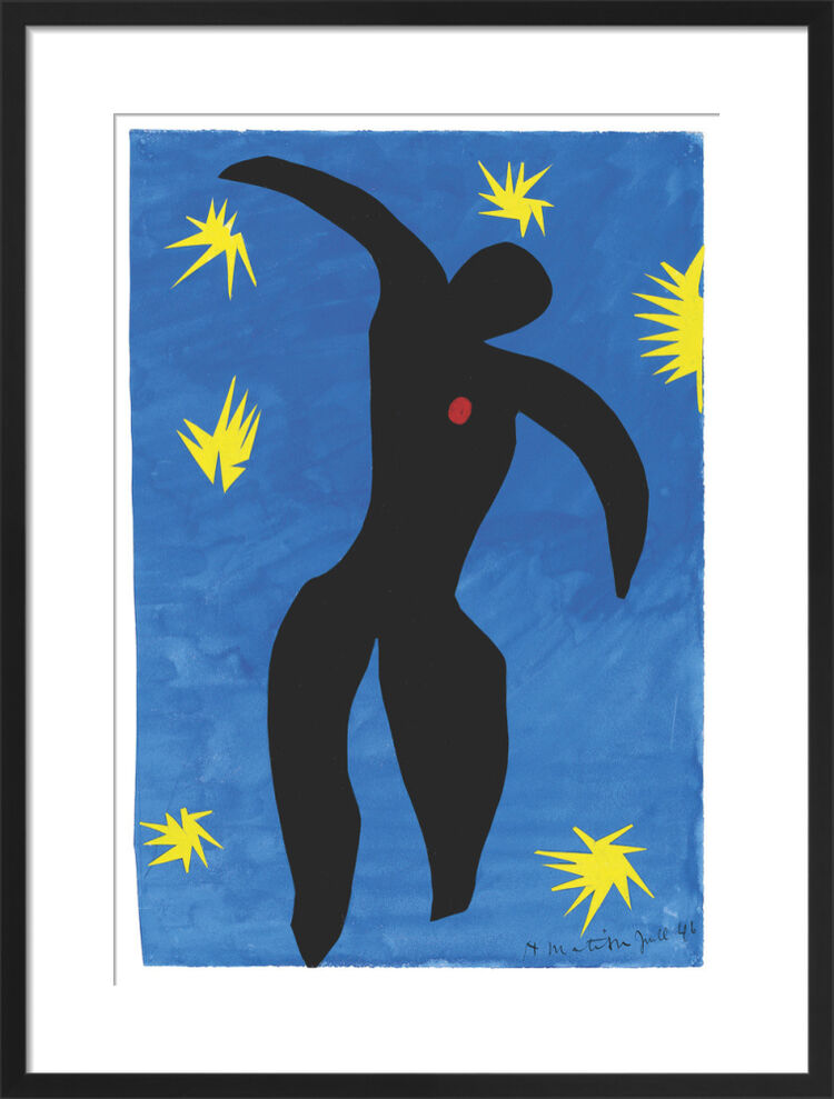 Icarus, 1943(?) -1944 by Henri Matisse Framed Art Print