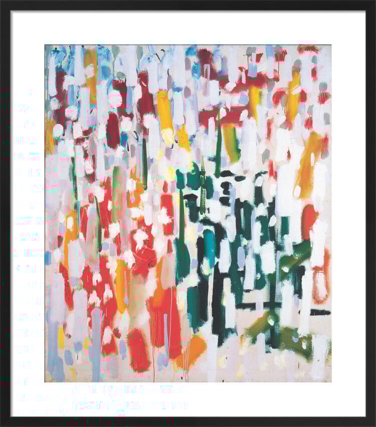 Azalea Garden: May 1956 Framed Art Print by Patrick Heron