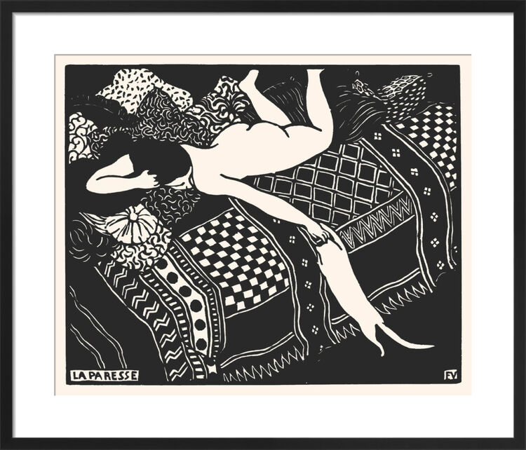 La Paresse, 1896 Framed Art Print by Félix Vallotton