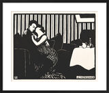 Le Mensonge, 1897 Framed Art Print by Félix Vallotton